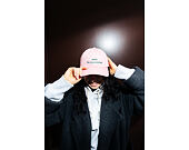 Kappe 8by8 - Dadcap - "shhh! I'm introverting" - Baby Pink/Green