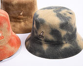 Hut Kangol - Tie Dye Knit Bucket - Black/Natural