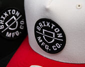 Kappe Brixton - Crest MP Snapback - Off White/Rush
