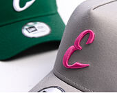 Kappe New Era - Core Logo 9FORTY A-Frame Trucker - Prague Eagles - Grey