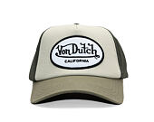 Kappe Von Dutch - Trucker - Cali Patch Olive/White
