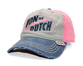 Kappe Von Dutch - Trucker - Limited Olive/Pink/Distressed Denim