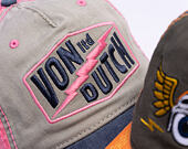 Kappe Von Dutch - Trucker - Limited Olive/Pink/Distressed Denim