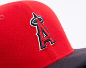 Kappe Nike - Dri-Fit Pro - Los Angeles Angels - Gym Red 6DL/Pitch Blue 4FA