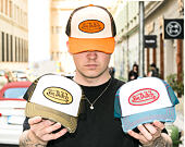 Kappe Von Dutch - Trucker - Classic Logo Orange/Green