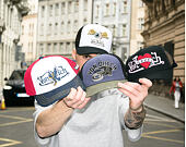 Kappi Von Dutch - Trucker - Eye Out Logo - Weiß/Schwarz