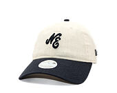 Damen Kappe New Era - Branded Linen 9TWENTY - Stone / Navy
