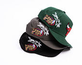 Kappe Mitchell & Ness  - NBA Born To Win - Pro Pinch Snapback - Chicago Bulls - Black