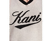 T-Shirt Karl Kani - Cursive Varsity Crochet Boxy T-Shirt White