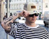 Kappe New Era - Branded Denim Leather Patch 9FORTY A-Frame Trucker - Camel