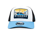 Kappe New Era - Branded Location Patch 9FORTY A-Frame Trucker - Blue