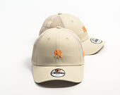 Kinder Kappe New Era - MLB Homefield 9FORTY Trucker - NY Yankees - Stone / Orange