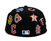 Kappe New Era - MLB All Over Logo 59FIFTY - Black
