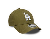 Kappe New Era - MLB Linen 9FORTY M-CROWN - LA Dodgers - New Olive