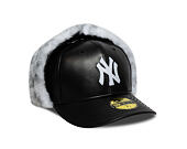 Kappe New Era - MLB Image Drop Faux Fur Dog Ear 59FIFTY - NY Yankees - Graphite