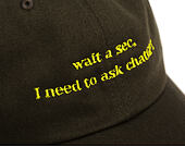 Kappe 8by8 - Dadcap - "fluent in sarcasm" - Baby Blue/Lavender