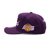 Kappe Mitchell & Ness - Player Script Hwc - NBA - Los Angeles Lakers - Shaquille O'Neal - Purple_Whi
