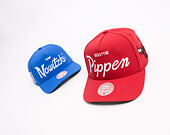 Kappe Mitchell & Ness - Player Script Hwc - NBA - Chicago Bulls - Scottie Pippen - Red