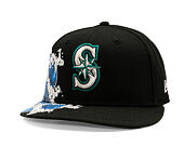 Kappe New Era - MLB "Tidal Wave" 59FIFTY - Seattle Mariners - Black