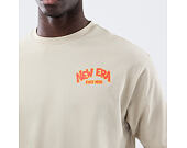 T-Shirt New Era - Branded Food Character Oversized Tee - Stone