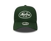 Kappe New Era - Branded Oval Foam Patch 9FORTY A-Frame Trucker - Cilantro Green