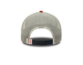 Kappe New Era - Branded Patch Cord 9FORTY A-Frame Trucker - Navy / Warm Flame