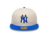 Kappe New Era - MLB Essential 59FIFTY - NY Yankees - Cream / Blue