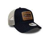 Kappe New Era - Branded Patch Denim 9FORTY A-Frame Trucker - Royal