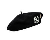 Baskenmütze New Era - MLB IMAGE DROP Retro Pin Beret - NY Yankees - Black