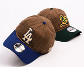 Kappe New Era × Three Looms - Chestnut Pinstripe 9TWENTY A-Frame - LA Dodgers