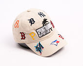 Kappe New Era - MLB Grapefruit League Scatter 9TWENTY - Grapefruit League Logo - Stone