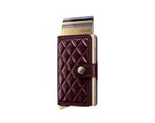 Geldbörse Secrid - Miniwallet Emboss Diamond Premium - Bordeaux