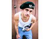 Baskenmütze New Era - MLB IMAGE DROP Retro Pin Beret - NY Yankees - Green