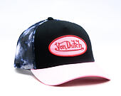 Damen Kappe Von Dutch - Baseball - Galaxy Mesh Patch - Black / Pink