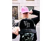 Damen Kappe Von Dutch - Baseball - Velvet Rhinestone Logo - Black