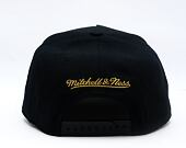 Kappe Mitchell & Ness - NHL Black And Gold Pro Snapback - Chicago Blackhawks - Black