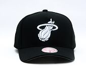 Kappe Mitchell & Ness - NBA 404 Club Neon Pro Snapback - Miami Heat - Black