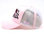 Damen Kappe Von Dutch - Trucker - Love Patch - Light Pink