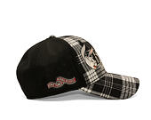 Kappe Capslab - Looney Tunes Trucker - Bugs Bunny Script Checkered - Black / White