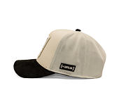 Kappe Capslab - Tom & Jerry Trucker - Tom Line Art Suede Visor - Off White / Black