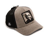 Kappe Capslab - Einstein Thug Life Trucker - Grey Corduroy / Black