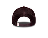 Kappe New Era - Branded Cord Visor 9FORTY A-Frame Trucker - Maroon / Stone